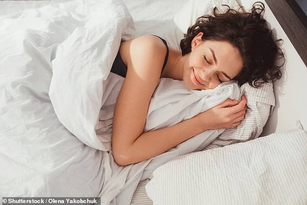 There's nothing quite like having a big lie-in at the weekend. Now, experts have discovered another reason why you should stay in bed ¿ as people who get 'catch-up sleep' are less likely to experience symptoms of depression (file image)