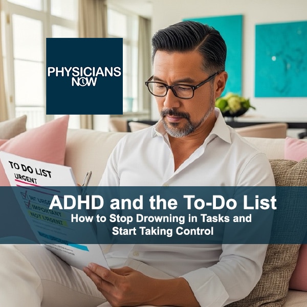 ADHD and the ToDo List How to Stop Drowning in Tasks and Start Taking Control Best ADHD Doctors in Florida New York California at Physicians Now ADHD and the To Do List How to Stop Drowning in Tasks and Start Taking Control