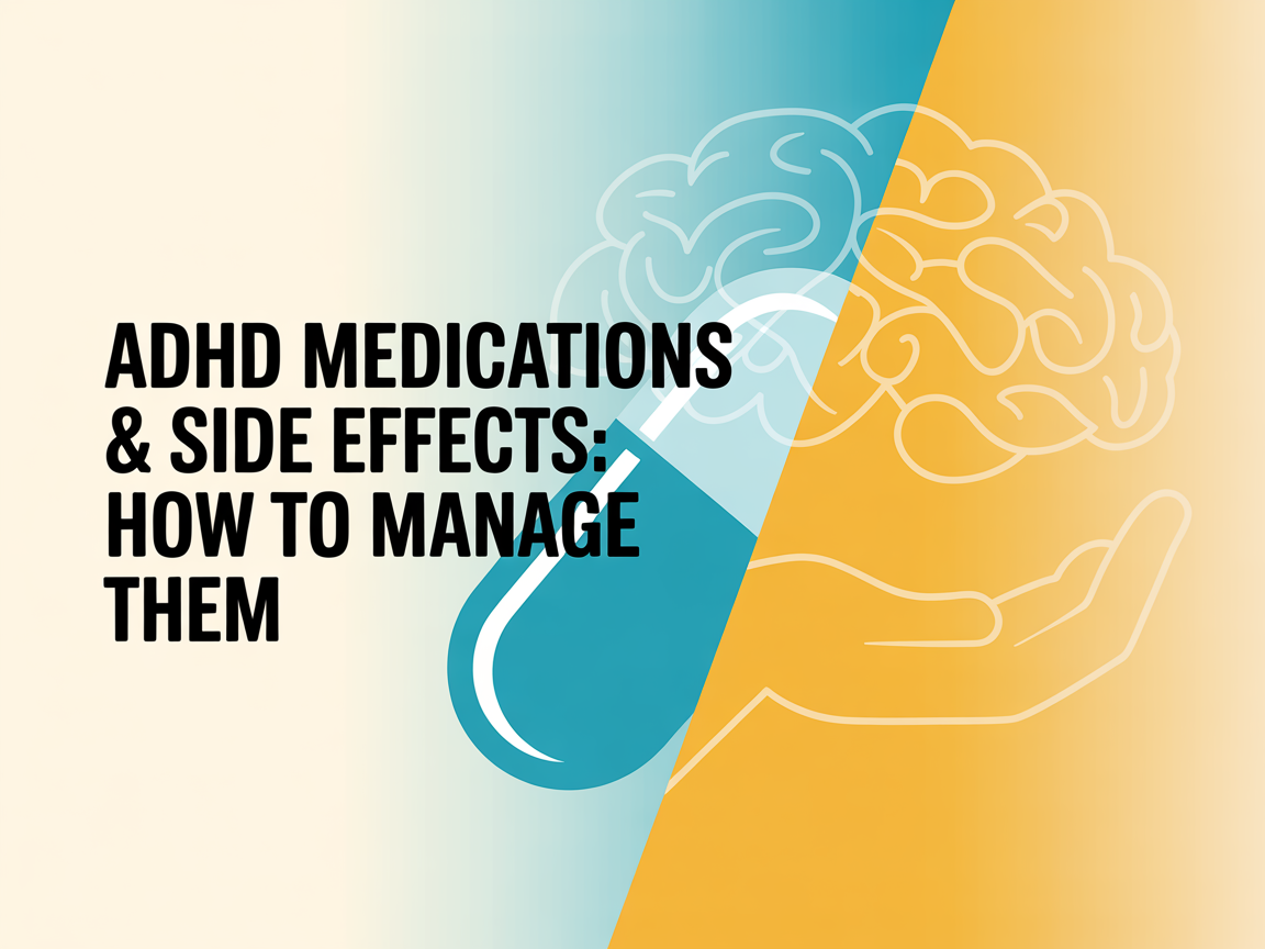 ADHD Medications Side Effects  How to Manage Them